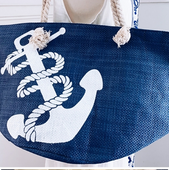 XL Anchor Tote/Beach Bag - Picture 9 of 11
